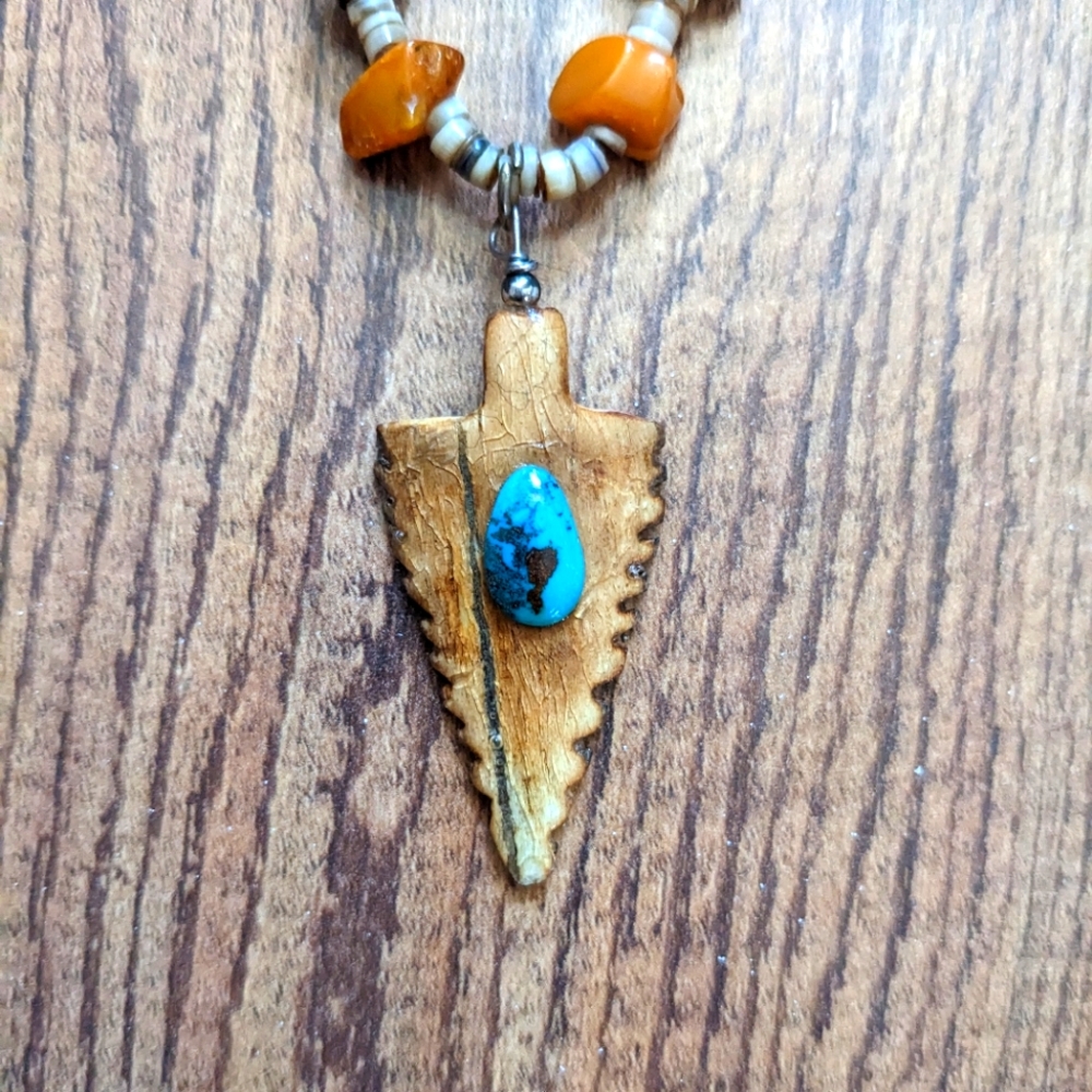 Turquoise Arrowhead necklace